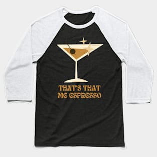 Espresso Baseball T-Shirt